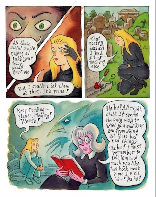 "The Bloody Cardinal - page 90" is copyright ©2008 by Richard Sala.  All rights reserved.  Reproduction prohibited.