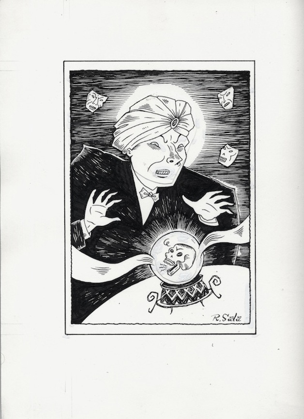 "Hypnotic Tales BookPlate art" is copyright ©2008 by Richard Sala.  All rights reserved.  Reproduction prohibited.