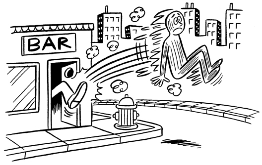 "MAD MAGAZINE- Fantastic Four/Human Torch" is copyright &copy;2008 by Johnny Ryan.  All rights reserved.  Reproduction prohibited.