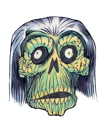 "Unmasked Series: Ancient Evil" is copyright ©2008 by Richard Sala.  All rights reserved.  Reproduction prohibited.