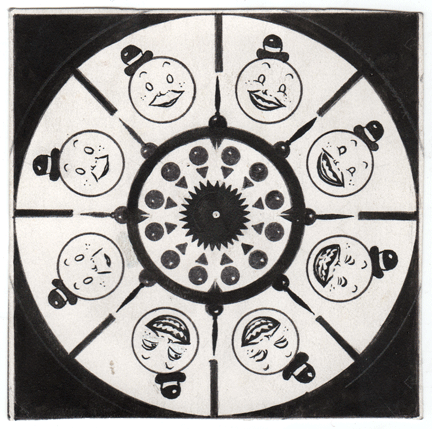 Comic Art Collective Al Columbia Rictus Pin Wheel Animation Rictus Pin Wheel Animation Template Is Copyright 2008 By Al