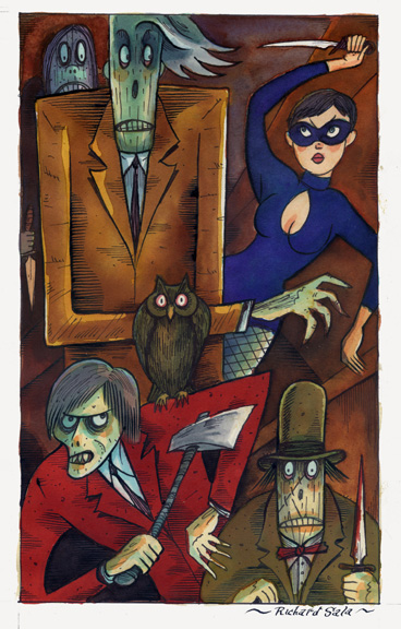 "Phantasma" is copyright ©2008 by Richard Sala.  All rights reserved.  Reproduction prohibited.