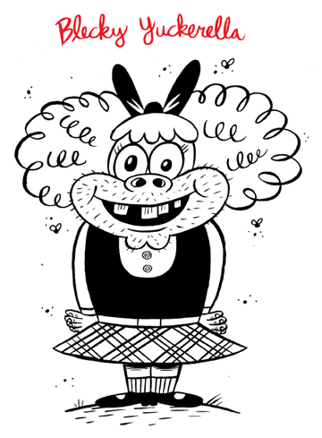 "BLECKY YUCKERELLA - weekly strips" is copyright &copy;2008 by Johnny Ryan.  All rights reserved.  Reproduction prohibited.