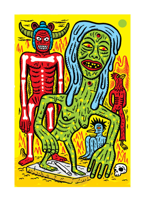"Long neck Hell" is copyright ©2008 by  Mats!?.  All rights reserved.  Reproduction prohibited.