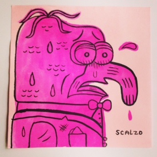 "Pink gonzo post-it" is copyright ©2008 by Kevin Scalzo.  All rights reserved.  Reproduction prohibited.