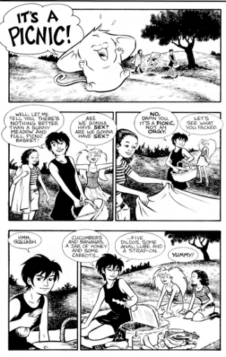 "Small Favors #6, page 01" is copyright ©2008 by Colleen Coover.  All rights reserved.  Reproduction prohibited.