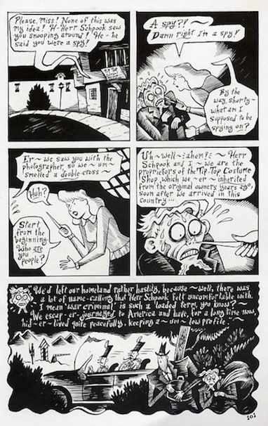 "Mad Night - page 101" is copyright ©2008 by Richard Sala.  All rights reserved.  Reproduction prohibited.