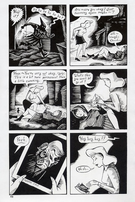 "Mad Night - page 48" is copyright ©2008 by Richard Sala.  All rights reserved.  Reproduction prohibited.
