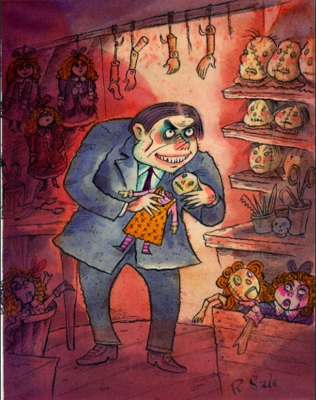 "The Toymaker" is copyright ©2008 by Richard Sala.  All rights reserved.  Reproduction prohibited.