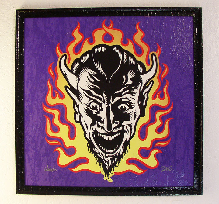 "FLAME DEVIL PAINTING" is copyright &copy;2008 by Jim Blanchard.  All rights reserved.  Reproduction prohibited.