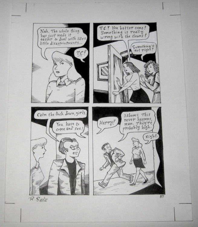 "The Grave Robber's Daughter - page 87" is copyright ©2008 by Richard Sala.  All rights reserved.  Reproduction prohibited.