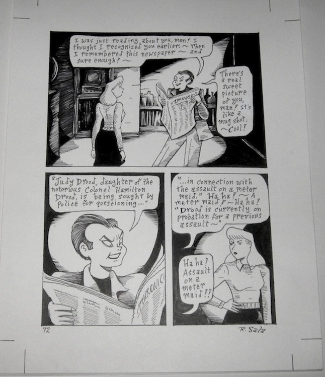 "The Grave Robber's Daughter - page 72" is copyright ©2008 by Richard Sala.  All rights reserved.  Reproduction prohibited.