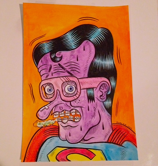 "SUPER-NERD" is copyright ©2008 by Kevin Scalzo.  All rights reserved.  Reproduction prohibited.