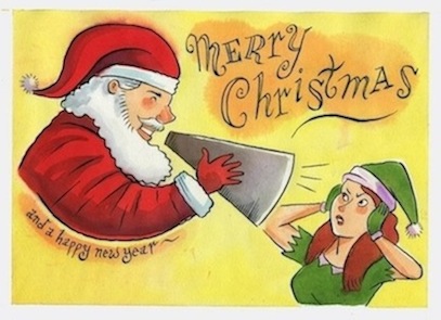 "Christmas Card 2017" is copyright ©2008 by Richard Sala.  All rights reserved.  Reproduction prohibited.
