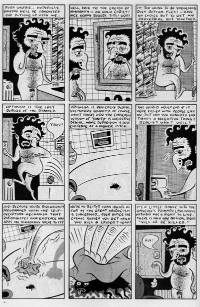 "SCHIZO # 2, page 4" is copyright &copy;2008 by Ivan Brunetti.  All rights reserved.  Reproduction prohibited.