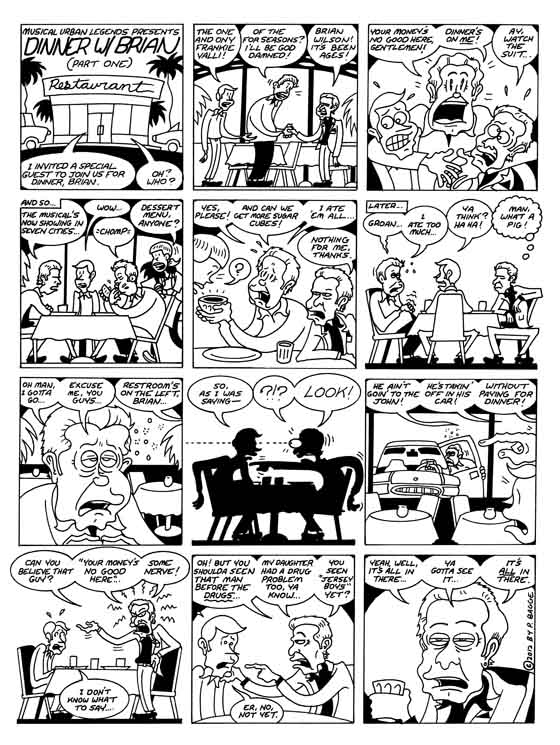 "B.Wilson - F. Valli Strip" is copyright ©2008 by Peter Bagge.  All rights reserved.  Reproduction prohibited.