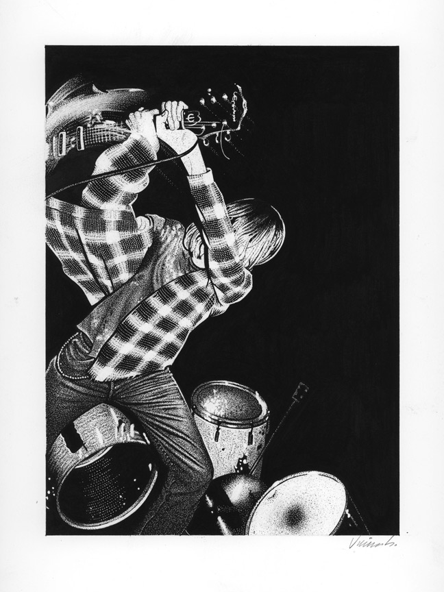 "KURT COBAIN" is copyright ©2008 by Jim Blanchard.  All rights reserved.  Reproduction prohibited.