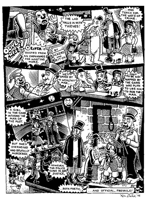 "Oliver Twist" is copyright ©2008 by Kim Deitch.  All rights reserved.  Reproduction prohibited.