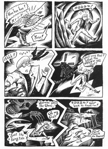 "Chuckling Whatsit - page 111" is copyright ©2008 by Richard Sala.  All rights reserved.  Reproduction prohibited.