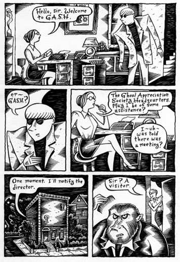 "Chuckling Whatsit - page 38" is copyright ©2008 by Richard Sala.  All rights reserved.  Reproduction prohibited.