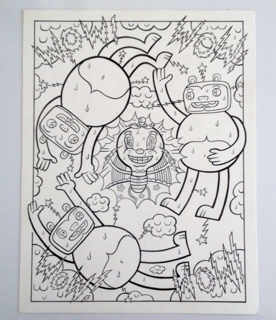 "Sugar Booger original art" is copyright ©2008 by Kevin Scalzo.  All rights reserved.  Reproduction prohibited.