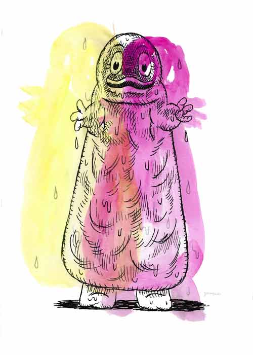 "Sweat Book Vol. 2 pg 29 (Grimace!)" is copyright ©2008 by Kevin Scalzo.  All rights reserved.  Reproduction prohibited.