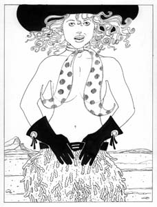 "Cowgirl, Fuzzy Chaps" is copyright ©2008 by Molly Kiely.  All rights reserved.  Reproduction prohibited.
