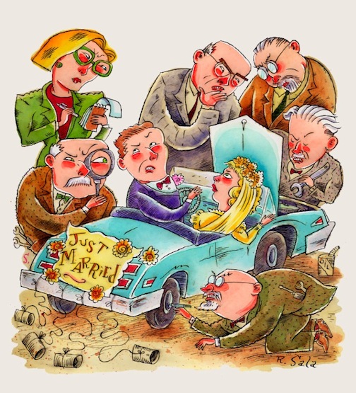 "The Marriage Experts" is copyright ©2008 by Richard Sala.  All rights reserved.  Reproduction prohibited.