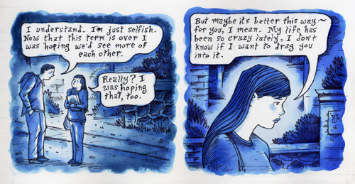 "DELPHINE Page 10 - Tier 2" is copyright ©2008 by Richard Sala.  All rights reserved.  Reproduction prohibited.