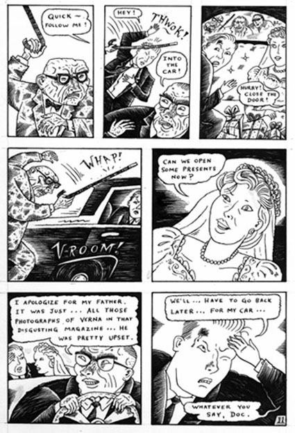 "RAW - Proxy pg.11" is copyright ©2008 by Richard Sala.  All rights reserved.  Reproduction prohibited.