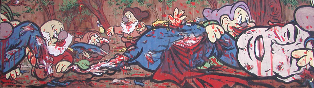 "CARTOON APOPALYPSE, SCENE NINE" is copyright ©2008 by Jeremy Eaton.  All rights reserved.  Reproduction prohibited.