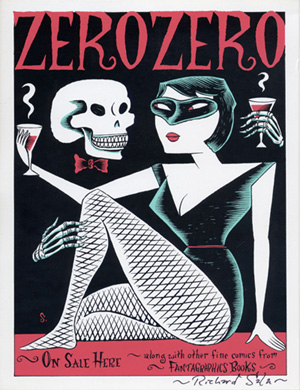 "SALE Zero Zero signed silkscreen" is copyright ©2008 by Richard Sala.  All rights reserved.  Reproduction prohibited.