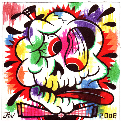 "Mr. McSkwishySkul" is copyright ©2008 by J.R. Williams.  All rights reserved.  Reproduction prohibited.