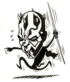 "Darth Maul" is copyright ©2008 by Eric Reynolds.  All rights reserved.  Reproduction prohibited.