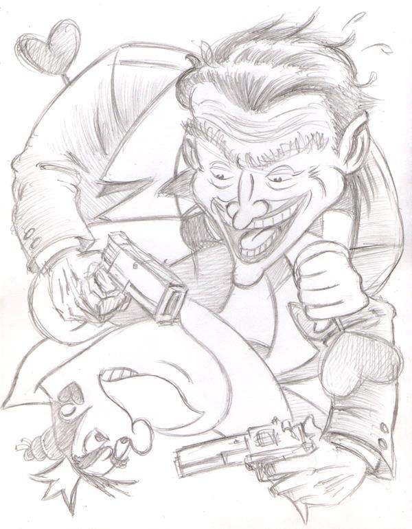 "CARTOON JUMBLE PENCIL - THE JOKER & QUEEN OF H" is copyright ©2008 by Jeremy Eaton.  All rights reserved.  Reproduction prohibited.