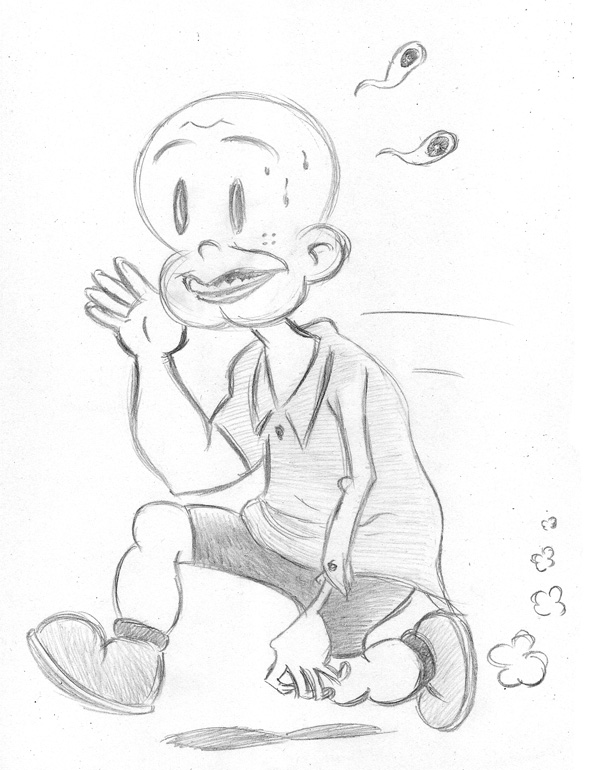 "CARTOON JUMBLE PENCIL - HENRY & SEYMOUR SUNSHINE" is copyright ©2008 by Jeremy Eaton.  All rights reserved.  Reproduction prohibited.