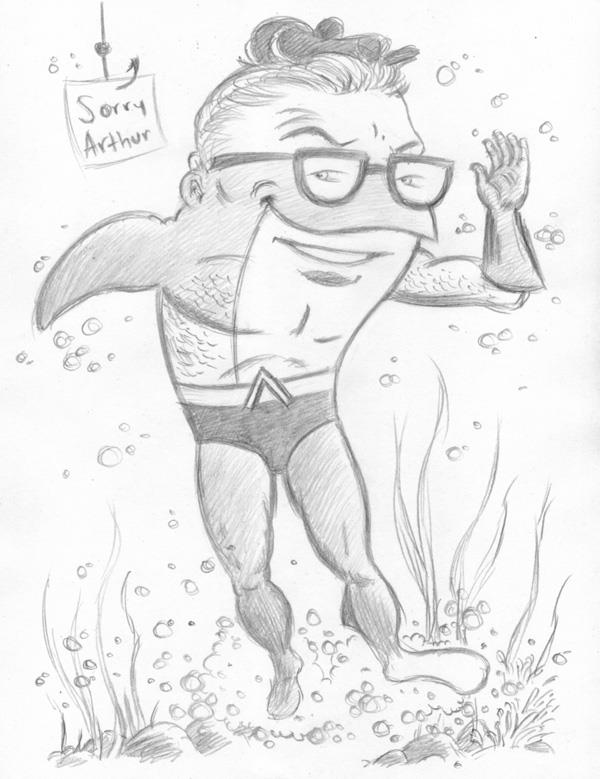 "CARTOON JUMBLE PENCIL - AQUAMAN & CHARLIE TUNA" is copyright ©2008 by Jeremy Eaton.  All rights reserved.  Reproduction prohibited.