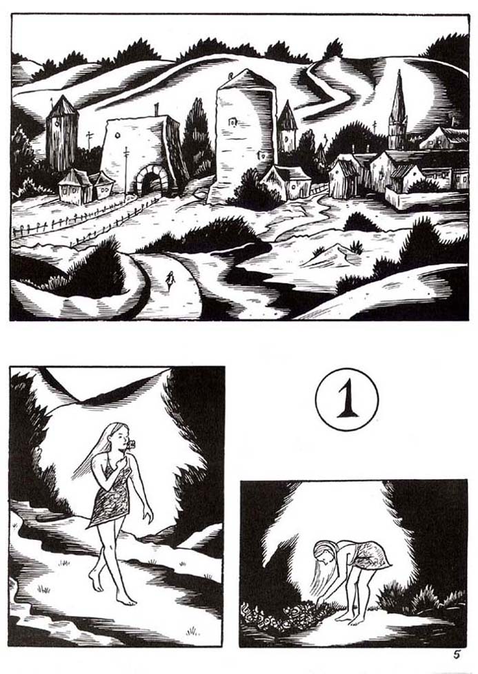 "Peculia and the Groon Grove Vampires" is copyright ©2008 by Richard Sala.  All rights reserved.  Reproduction prohibited.