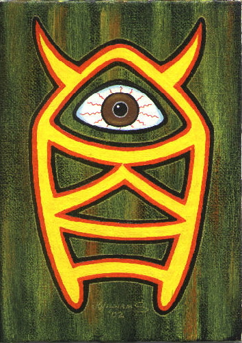 "El Ojo (painting)" is copyright ©2008 by J.R. Williams.  All rights reserved.  Reproduction prohibited.
