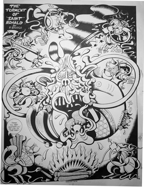 "Northwest Extra centerfold" is copyright ©2008 by Peter Bagge.  All rights reserved.  Reproduction prohibited.