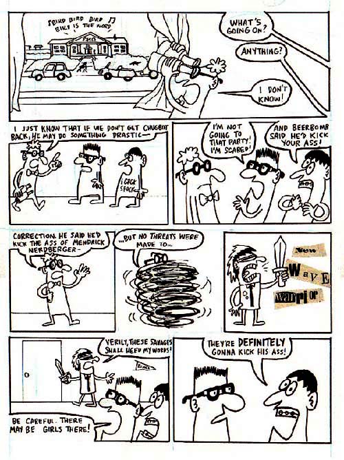 "Chugbot, page 5" is copyright ©2008 by Sam Henderson.  All rights reserved.  Reproduction prohibited.