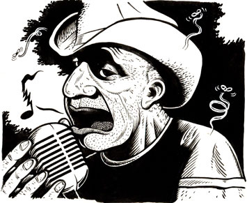 "Cowboy Crooner" is copyright ©2008 by Eric Reynolds.  All rights reserved.  Reproduction prohibited.