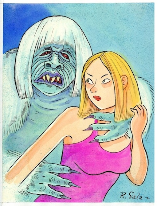 "MORLOCK" is copyright ©2008 by Richard Sala.  All rights reserved.  Reproduction prohibited.