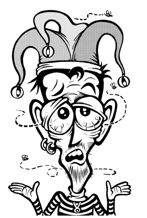 "Confused Jester" is copyright ©2008 by Pat Moriarity.  All rights reserved.  Reproduction prohibited.