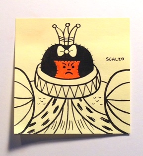 "POST-IT #2" is copyright ©2008 by Kevin Scalzo.  All rights reserved.  Reproduction prohibited.