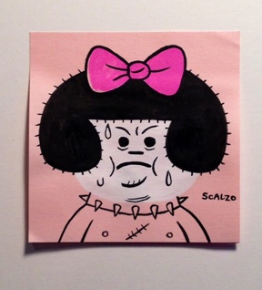 "POST-IT #12" is copyright ©2008 by Kevin Scalzo.  All rights reserved.  Reproduction prohibited.
