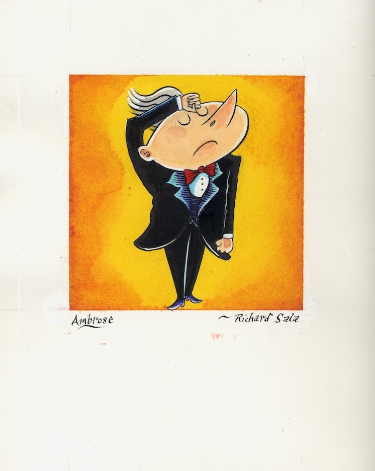 "Ambrose" is copyright ©2008 by Richard Sala.  All rights reserved.  Reproduction prohibited.