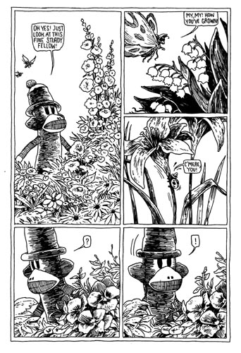 "Sturdy fellow" is copyright ©2008 by Tony Millionaire.  All rights reserved.  Reproduction prohibited.