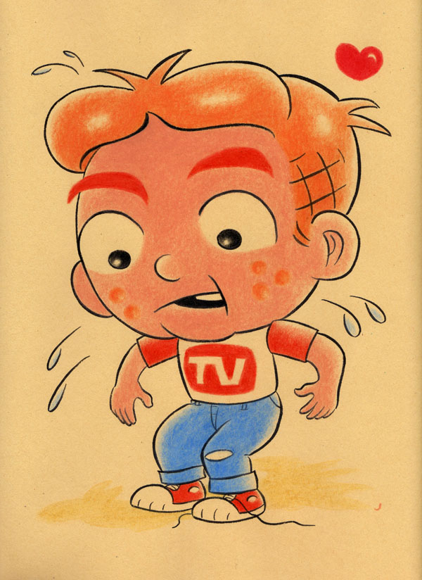 "CARTOON JUMBLE! - LITTLE ARCHIE & TV HUMP" is copyright ©2008 by Jeremy Eaton.  All rights reserved.  Reproduction prohibited.