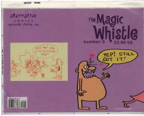 "MAGIC WHISTLE 5 cover proof" is copyright ©2008 by Sam Henderson.  All rights reserved.  Reproduction prohibited.